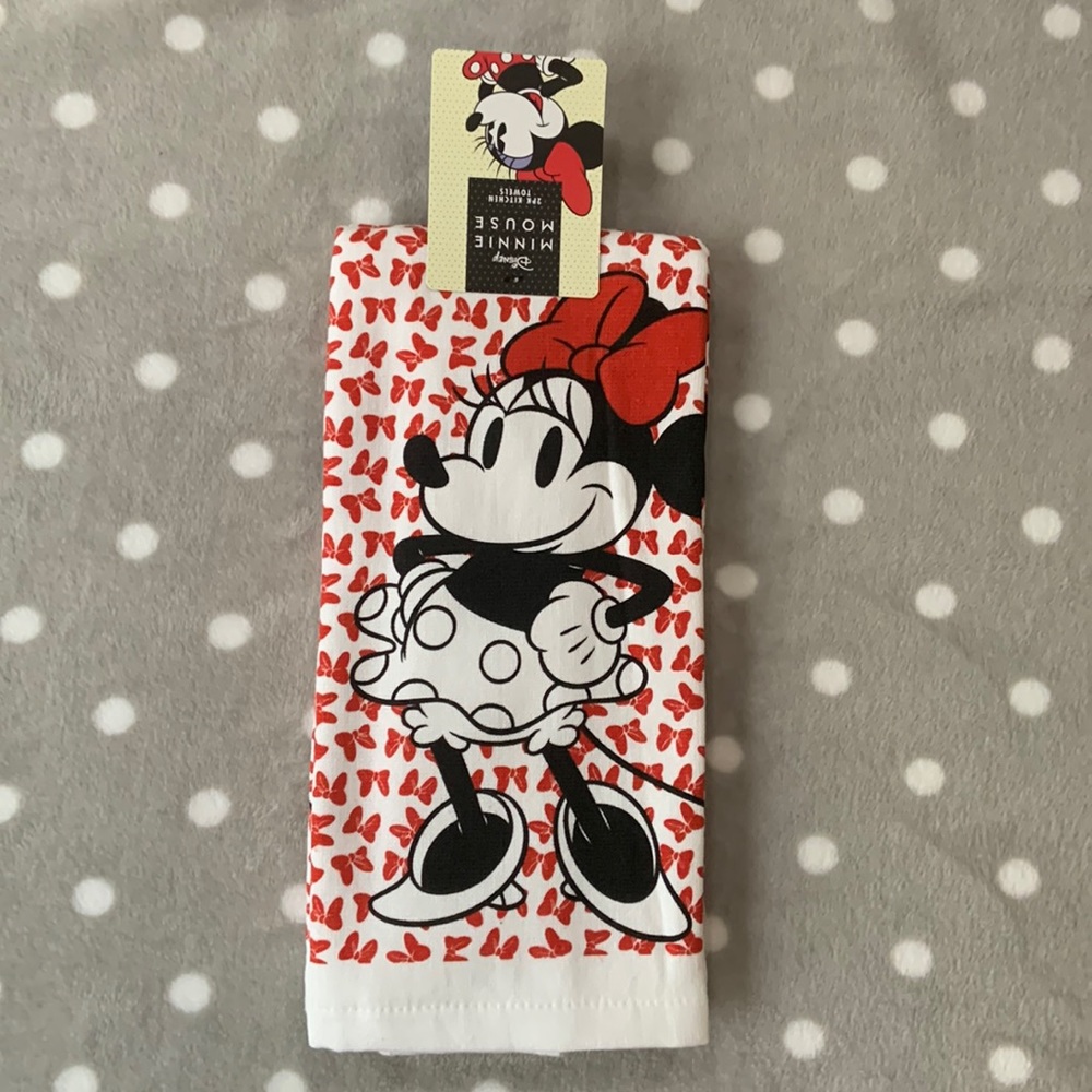 Disney Minnie Mouse 2pk Kitchen Towels